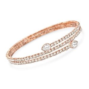 Swarovski Rose Gold Wrap Bracelet